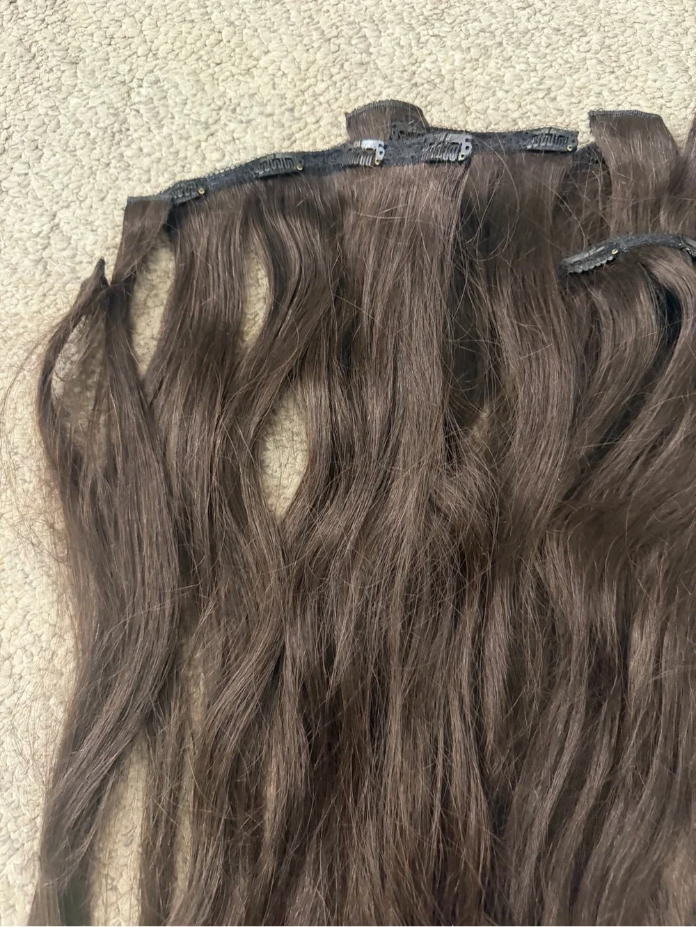 Bellami Hair Extensions lace weft 22in 220 g dark brown #2 bellissima